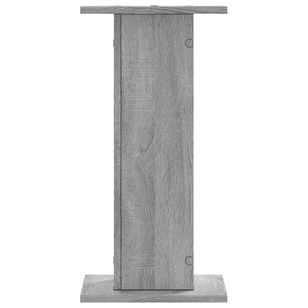 vidaXL Supporti Altoparlanti 2 pz Grigio 30x30x40 cm in Multistrato