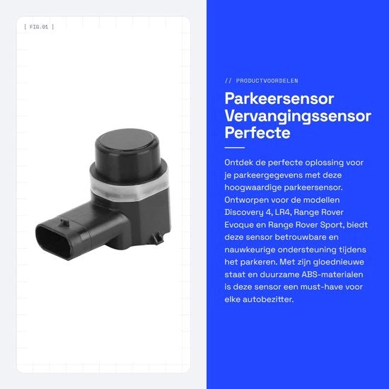 Sensore di parcheggio in stato di nuovo, sostituzione per Discovery 4/LR4 - Range Rover Evoque - Range Rover Sport - Materiale ABS - Adattamento perfetto