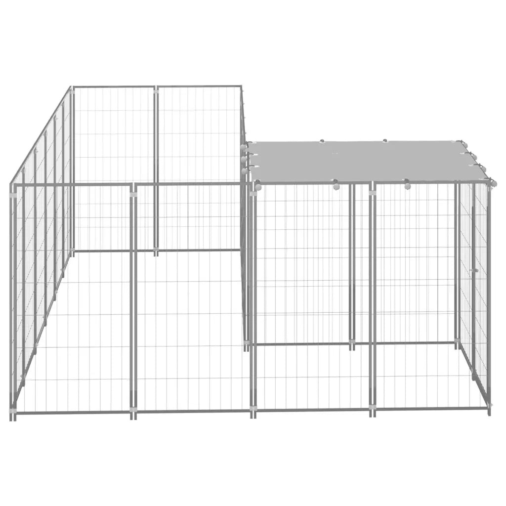 Gabbia per Cani Argento 4,84 mÂ² in Acciaio   cod mxl 48556