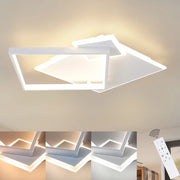 ZMH Lampada da soffitto LED design moderno metallo telecomando per soggiorno