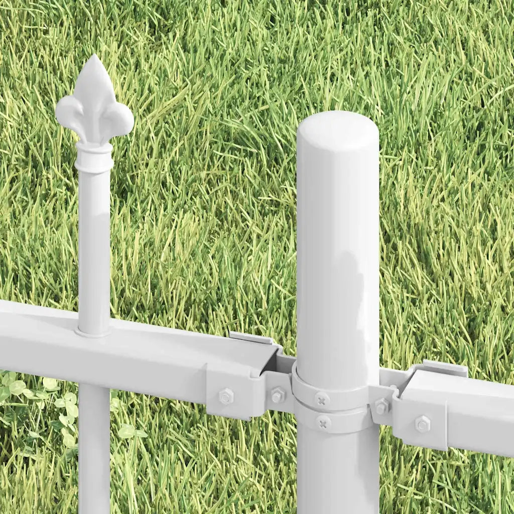 Recinzione per Giardino Woerden Bianco 240 x 140 cm 42003969