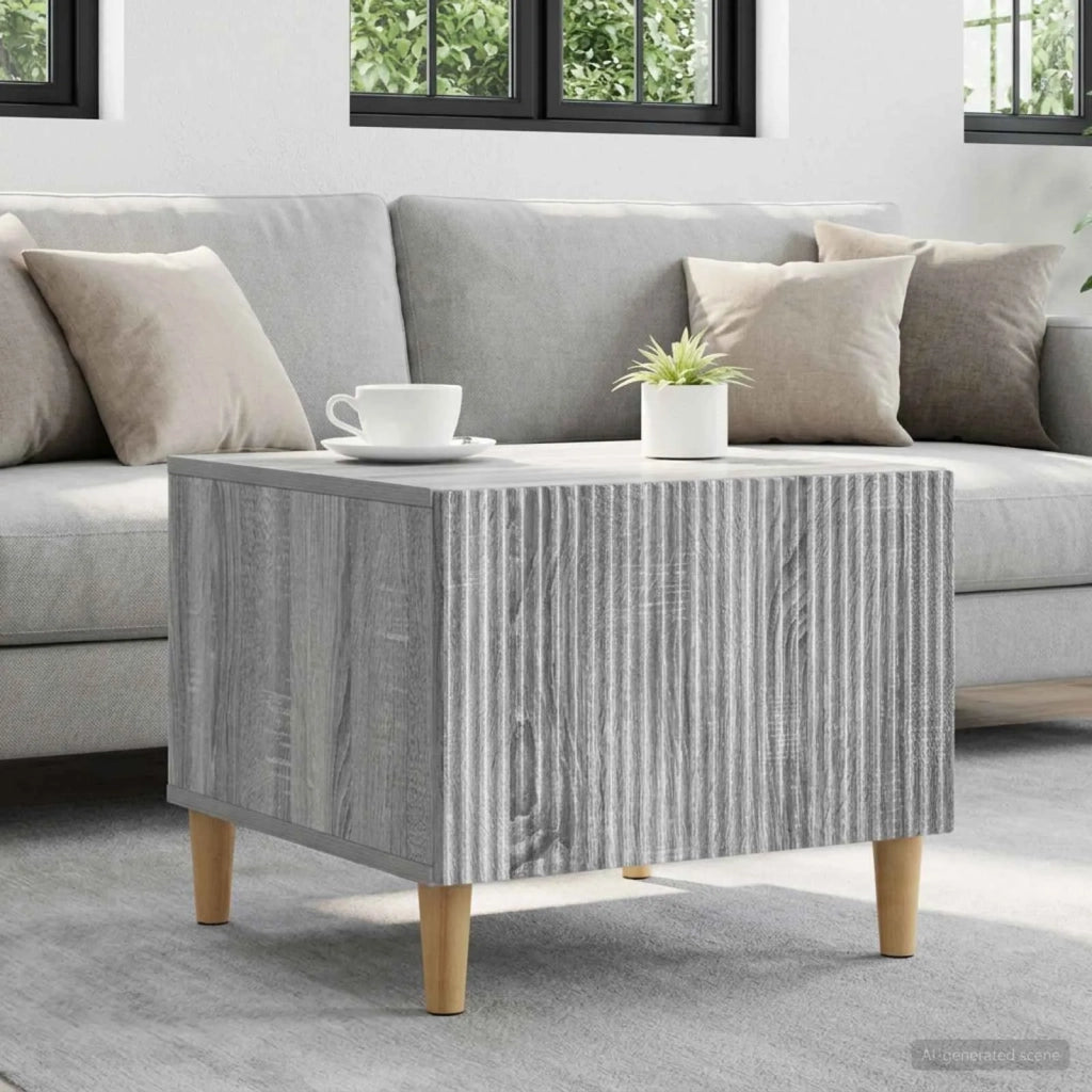Tavolino da salotto con cassetto Grigio Sonoma 49 x 50 x 40 cm 894741