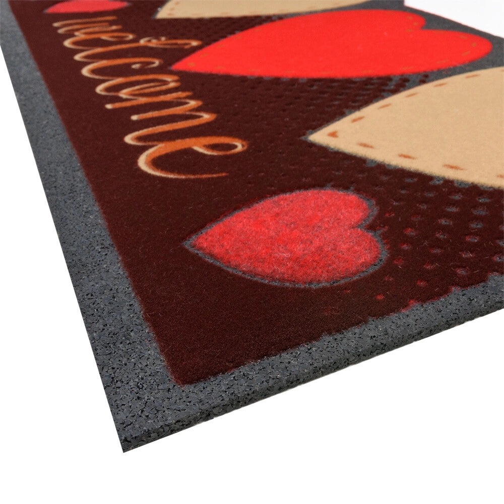 Zerbino Gomma Simpatico Tappeto Ingresso Asciugapassi Antiscivolo Made In Itay Dis.A