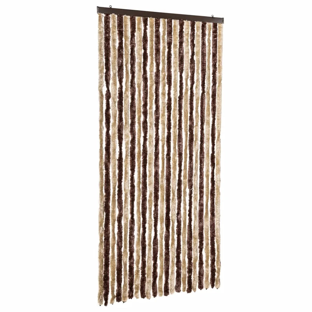 Zanzariera Beige e Marrone Chiaro 90x200cm Ciniglia CFW8349322