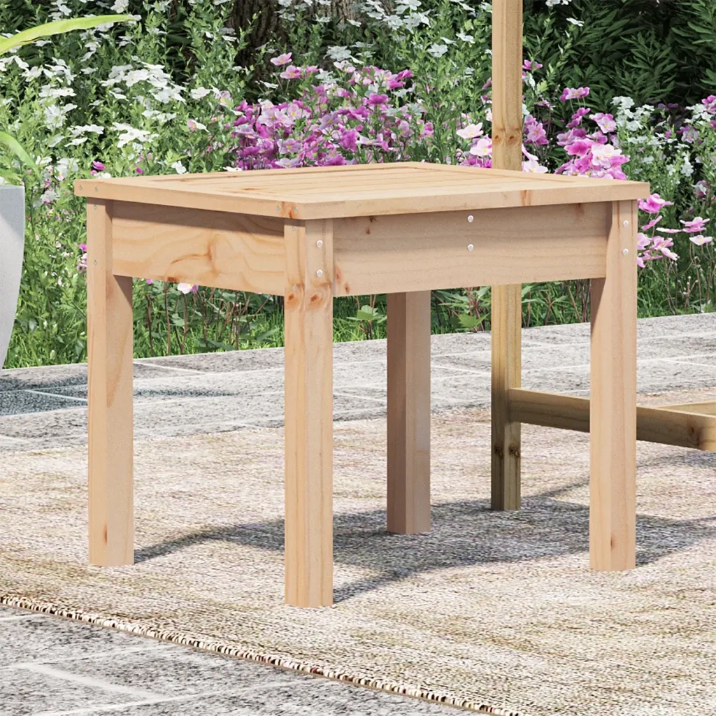 Panca da Giardino 50x44x45 cm in Legno Massello di Pino 823990