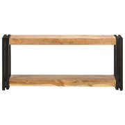 Mobile Porta TV 90x30x40 cm in Legno Massello di Acacia 321978