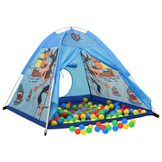 Tenda da gioco per bambini 120 x 120 x 90 cm blu 02_0005199