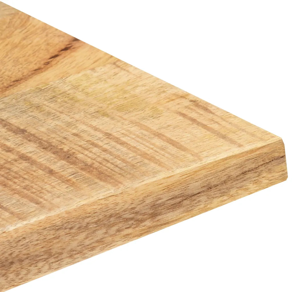 Piano Tavolo in Legno Massello di Mango 25-27 mm 90x70 cm