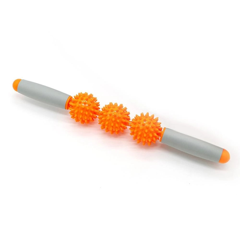 Trade Shop - Rullo Bastone Da Massaggio Muscolare 41 Cm Per Gambe, Schiena, Braccia, Cosce -