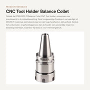 Collet per attrezzi CNC - Otrente con materiale 20CrMnTi - Resistente allo sfregio - Resistente agli urti - Elevata forza di serraggio - Per strumenti di taglio - Frese
