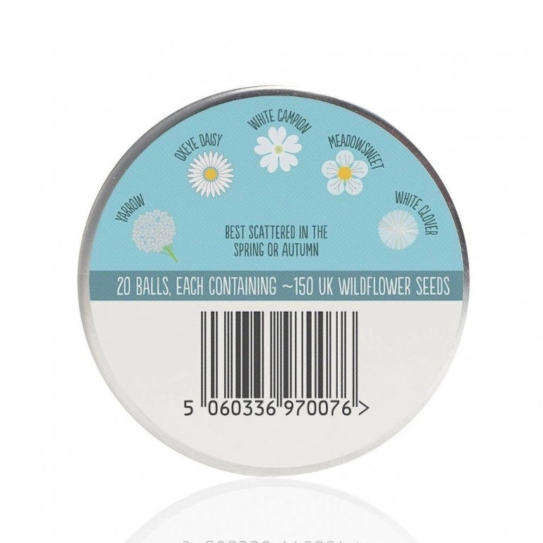 Cloud Meadow - mix di semi di fiori di campo Prato Nuvola, confezione in alluminio