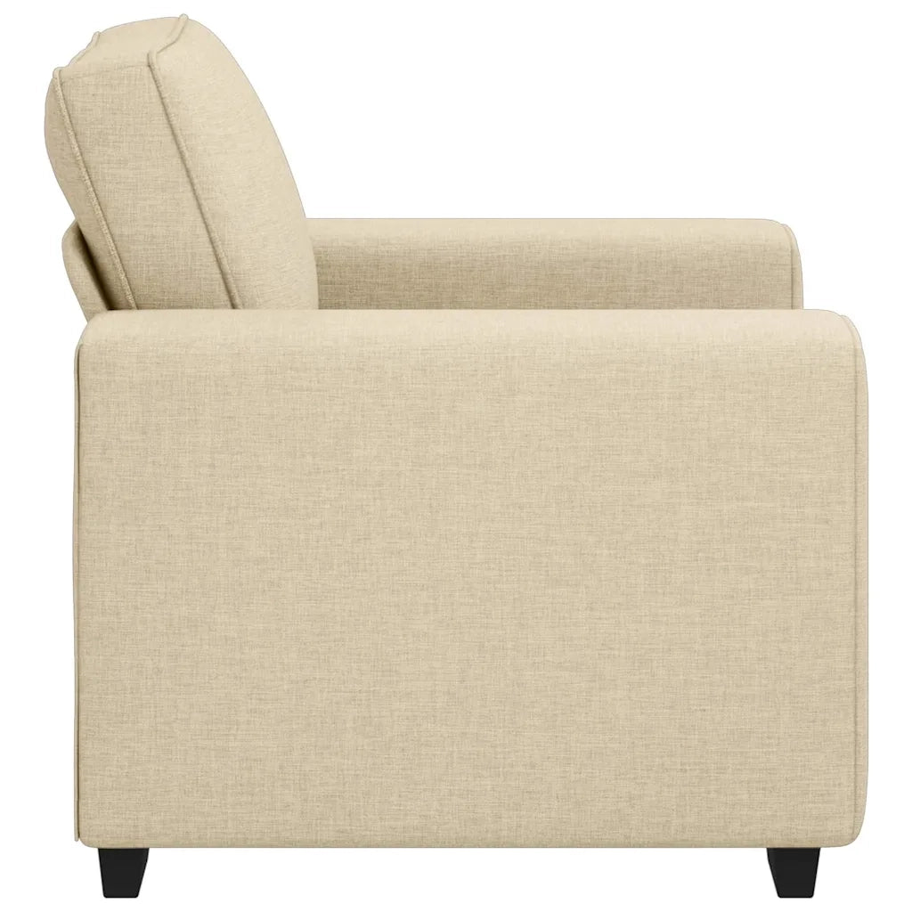 Poltrona-Poltroncina-Divano Sedia Crema 100x77x82 cm in Tessuto