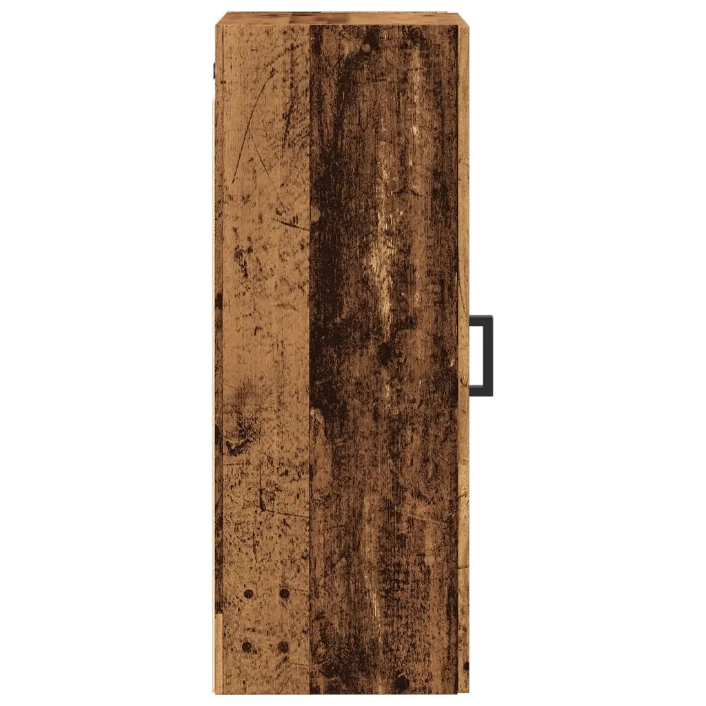 Mobile a Parete Legno Vecchio 34,5x34x90 cm in Truciolato 857334