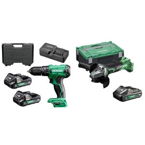 HIKOKI KIT TRAPANO C/PERC DV18DA+SMERIGL 115MM G18DSL 18V- HIKOKI- 1,0 pz