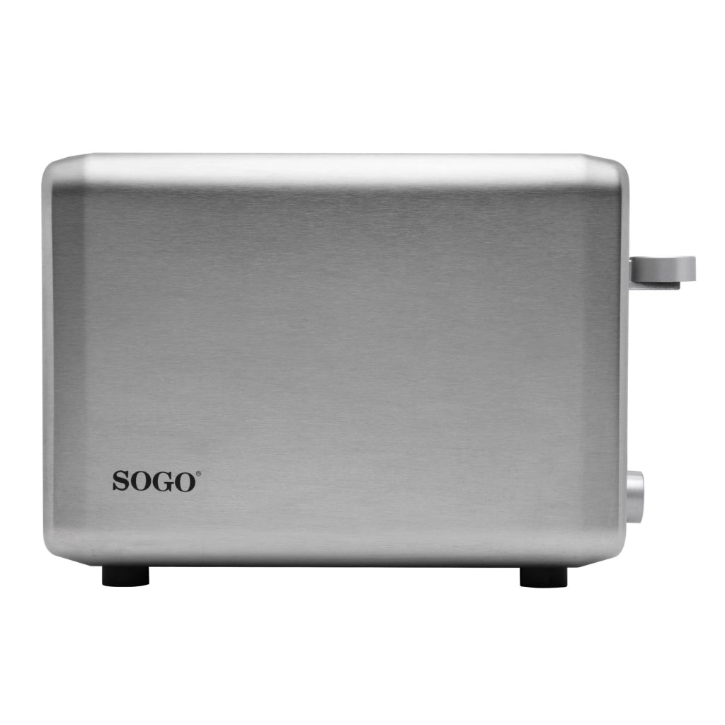Tostapane elettrico 2 fette acciaio inox, controllo temperatura 7 livelli, scongelamento e riscaldamento 925W - SOGO