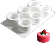 Muffinatura in silicone a forma di torta a cappello per muffins cupcake torte budino cubetti di ghiaccio e gelato forma per pane 3D modelli per la DIY (bowl per budino) - DUBENS