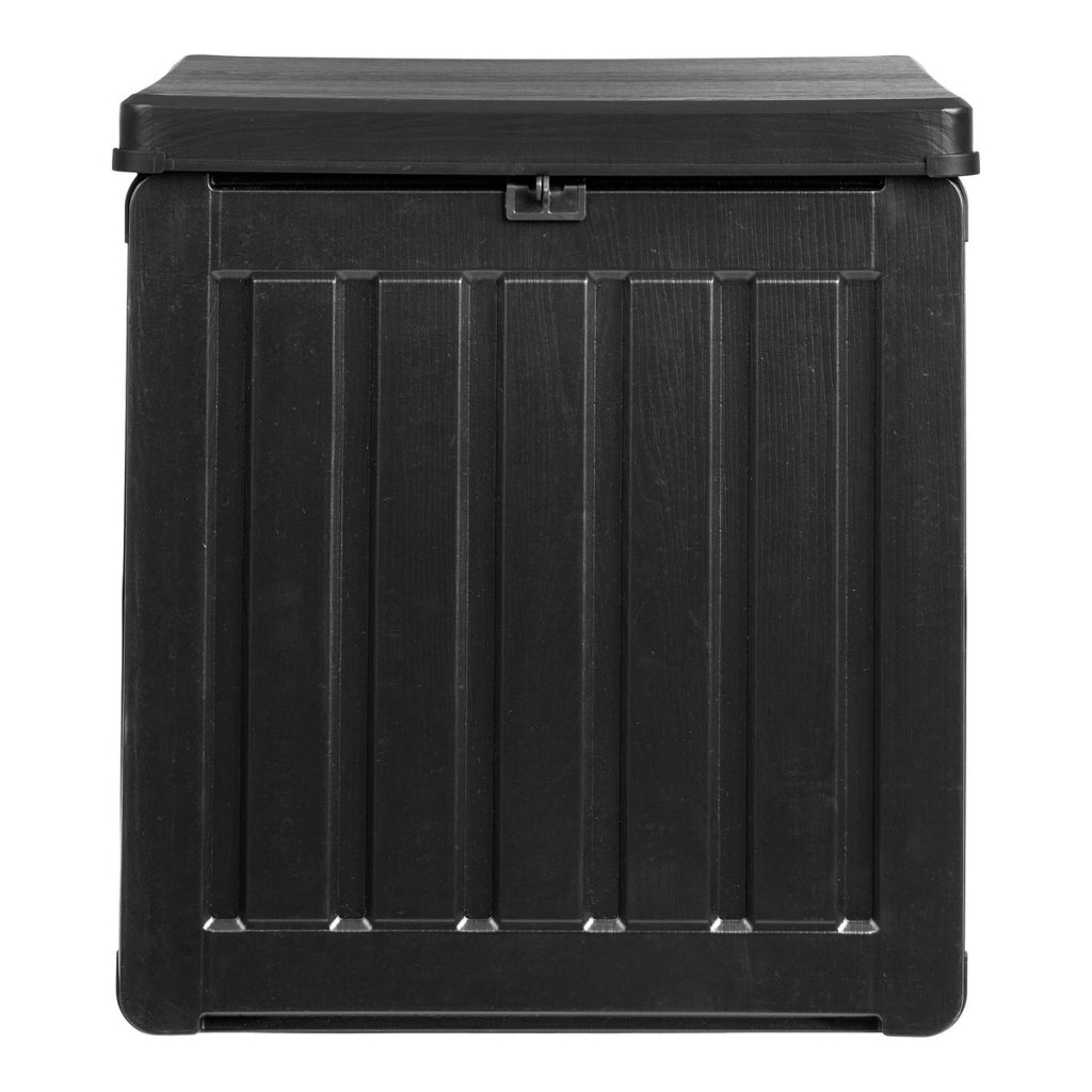 Panca Contenitore Sobra, Nero, Plastica, 42,8x42,8x46,4 cm