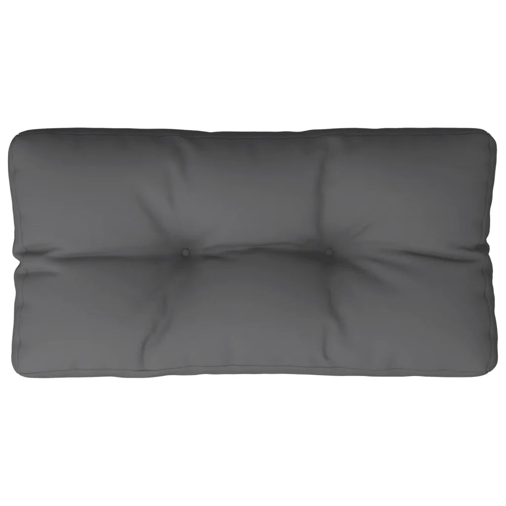 Cuscino per pallet | Cuscini per sedie Antracite 70x40x12 cm in Tessuto