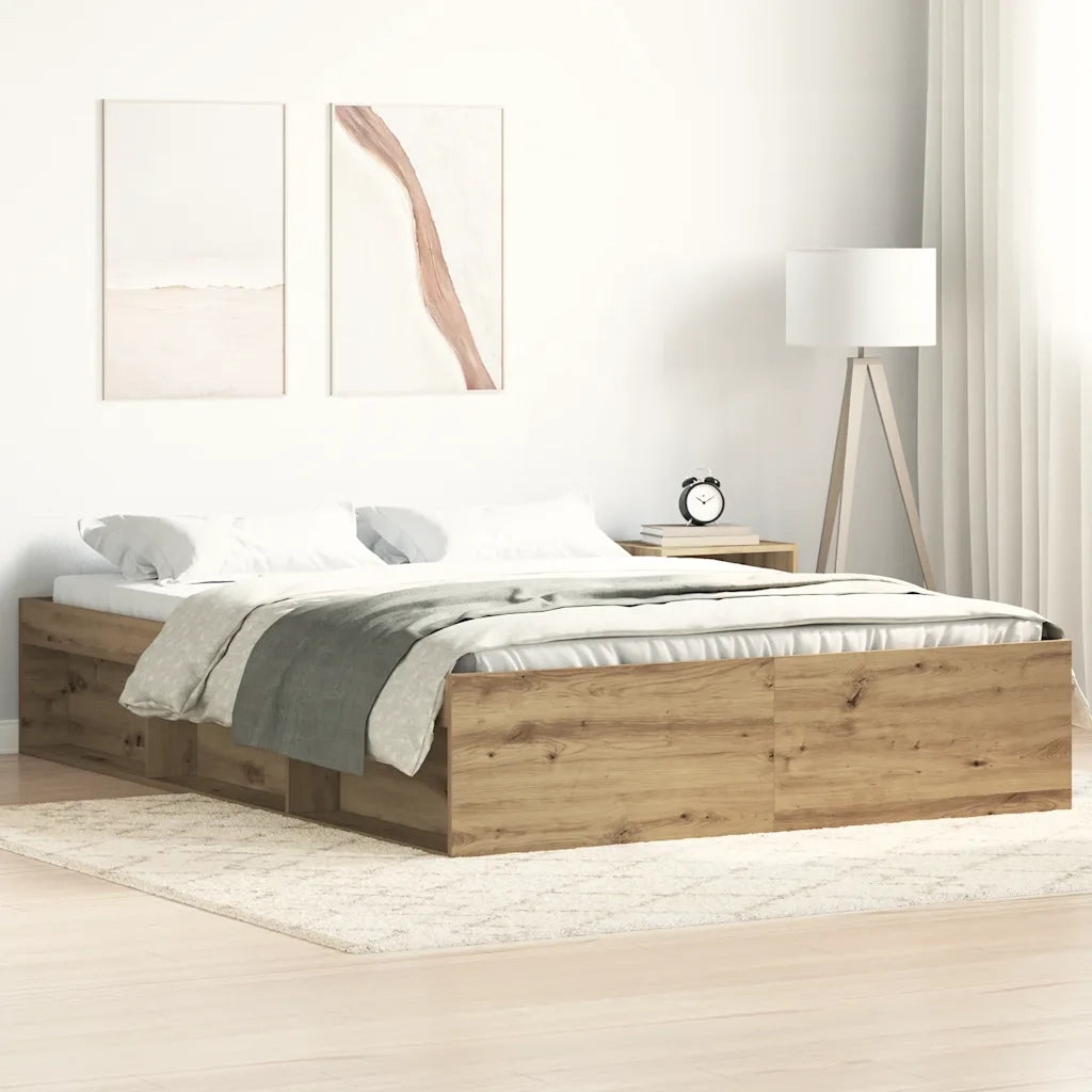 Giroletto senza Materasso Rovere Artigianale 140x200cm 3328844