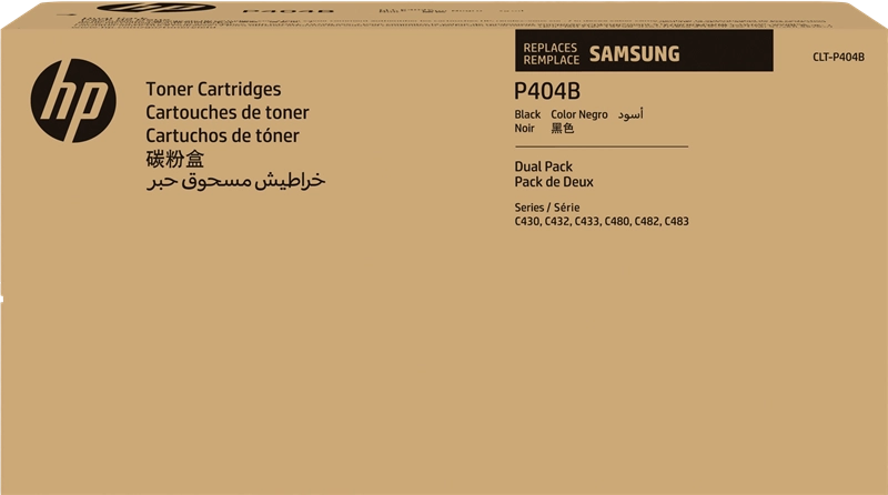 Samsung CLT-P404B cartuccia toner 2 pz Originale Nero