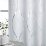 Set di tende a oscuramento con inserti a chiusura - Set 2 pezzi - Altezza 220 cm - Larghezza 140 cm - Design moderno - Invisibile - Tende