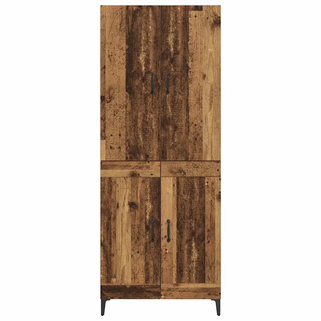 Credenza-Buffet-Armadio da cucina Legno vecchio 69,5 x 34 x 180 cm Legno multistrato 720226