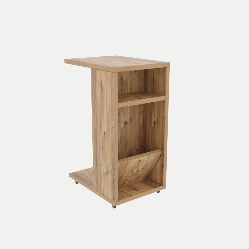 Tavolino in legno "Filinta" - 30 x 40 x 63 cm - Pino