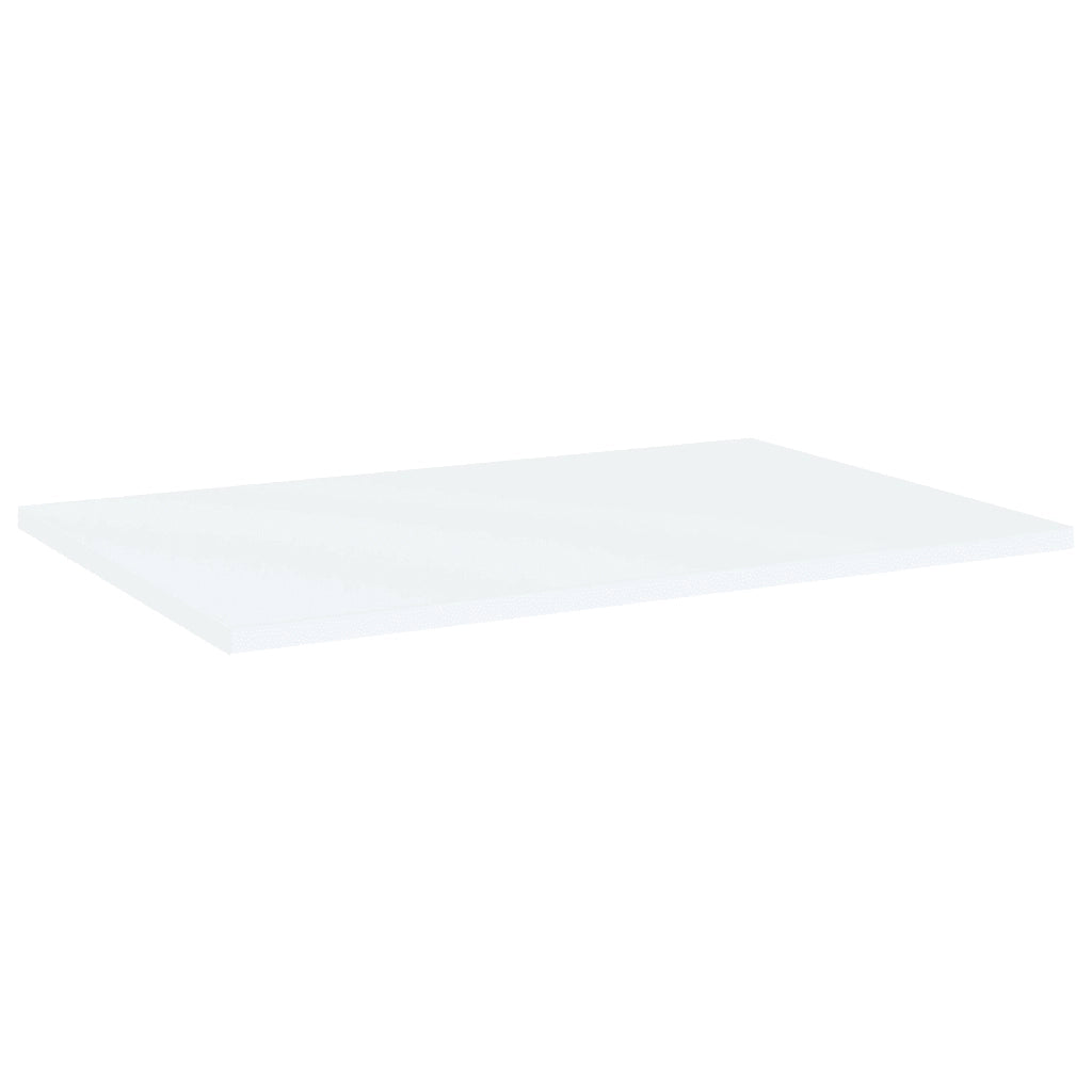 Ripiani per Libreria 8pz Bianchi 60x40x1,5 cm Legno Multistrato 805251