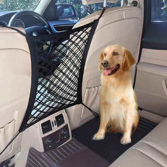 Cinturone di sicurezza per cani 2 pezzi - Cinturone per cani regolabile - Cinturone per cani auto a lunga durata - Camouflage blu