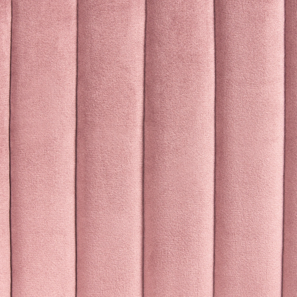 Sedia da scrivania in tessuto con ruote in velluto rosa ufficio da casa studio stile glamour