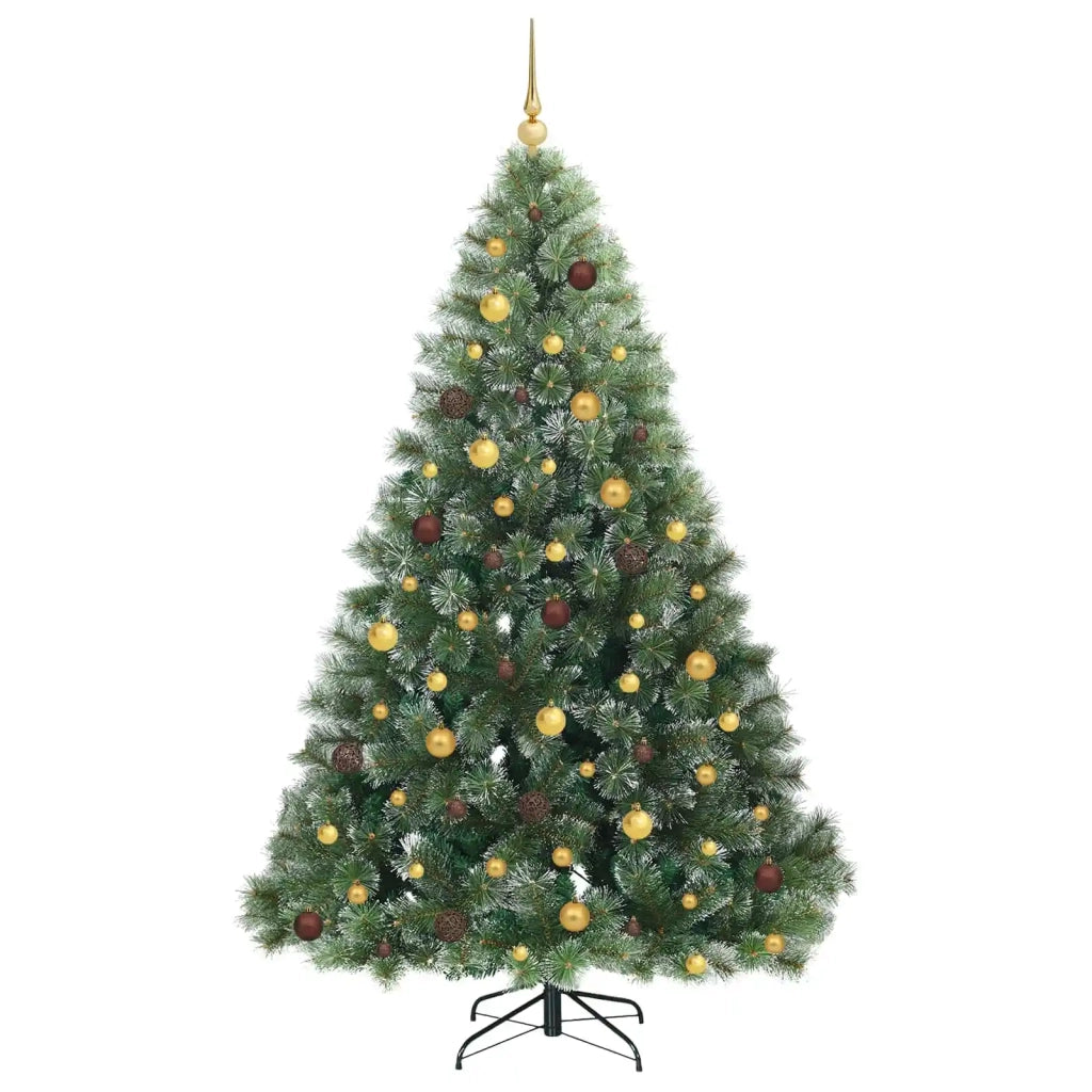 Albero di Natale artificiale con 300 LED Verde 210 cm PE e PVC 3397858
