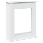 Cornice per Camino Bianca 75x20x87,5 cm in Truciolato CFW7129086