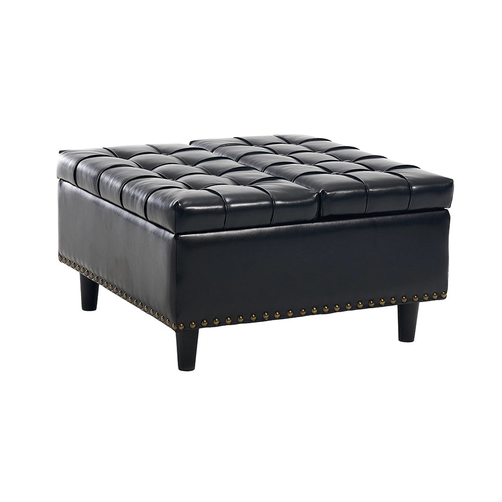Panca-Xylo-Quadrata con spazio nero PU salotto