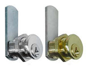 5pz cilindri a leva per armadietti - mm.25 - ø mm.16 - cilindro in ottone satin cod:ferx.fer210850