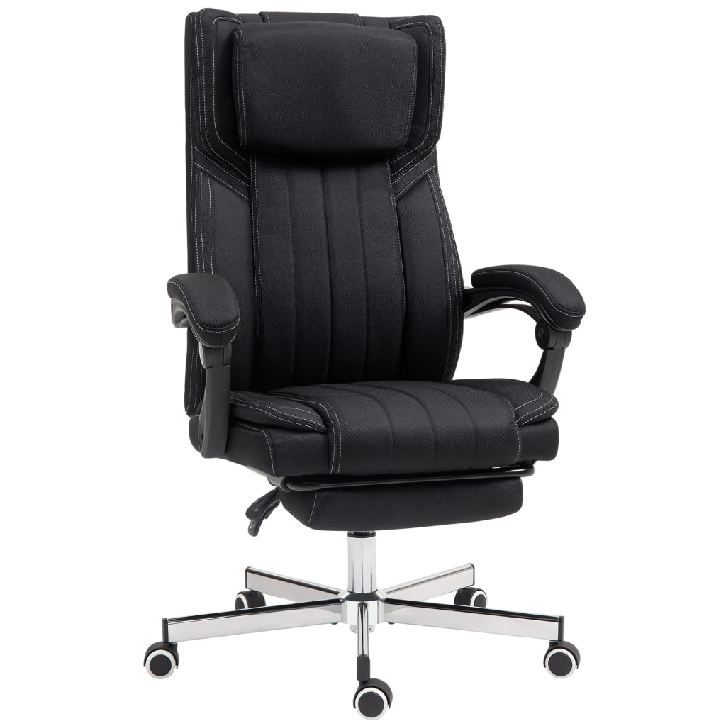 Sedia da ufficio girevole schienale reclinabile altezza regolabile ¨C Xylo ¨C Nero 65x61x105-113cm