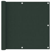 Schermo per balcone schermo per la privacy verde scuro 90 x 300 cm tessuto Oxford 02_0010447