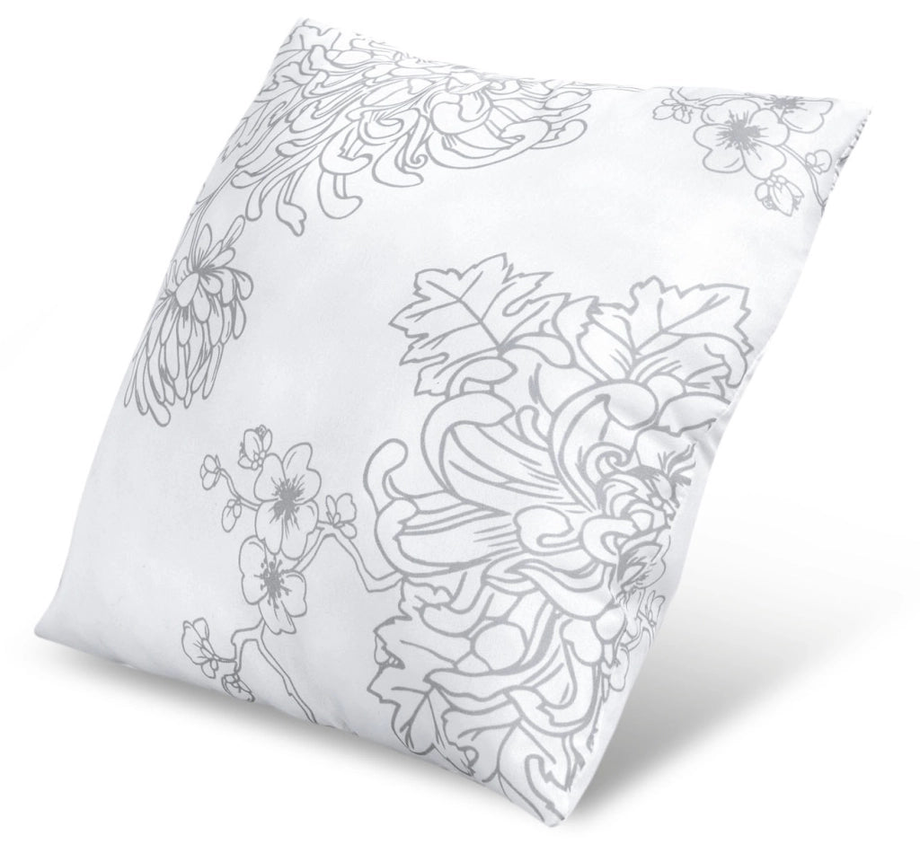 Cuscino in microfibra stampata AIO FACTORY 40x40 cm - Anallergico, Floreale