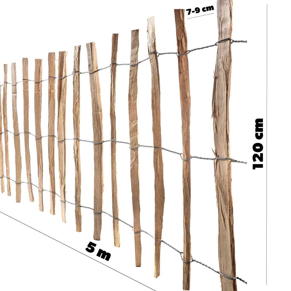 Recinzione protettiva avvolgibile KADAX Hazel Stacket Fence 500x120 7-9cm