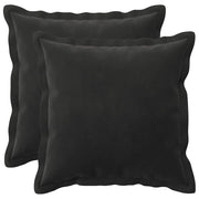 Cuscino con cuscino HOUTEN 2 pz Nero Velluto 934630