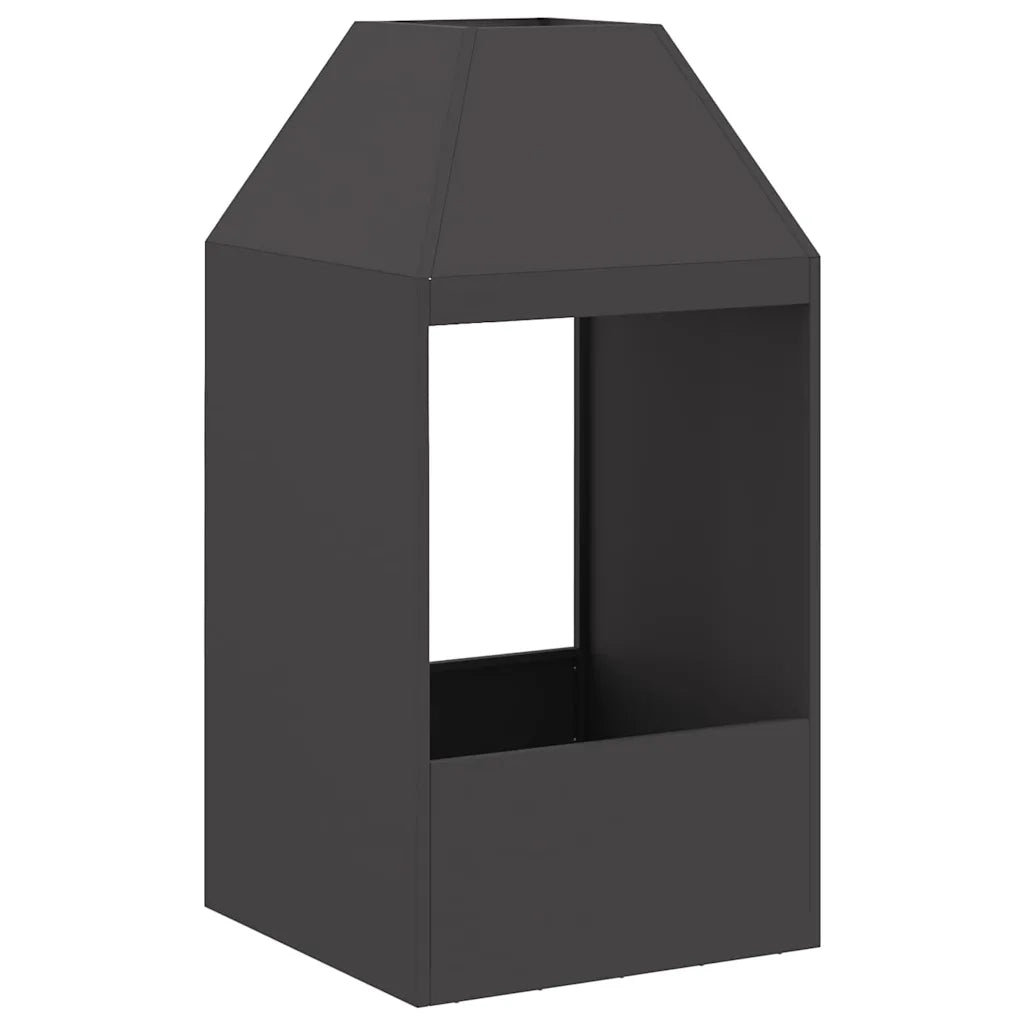 Focolare Nero 50 x 50 x 100 cm Acciaio CFW2744551
