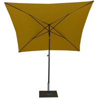 Ombrellone da Giardino 200x200 cm Palo Ø27 mm in Acciaio Maffei Kronos Giallo