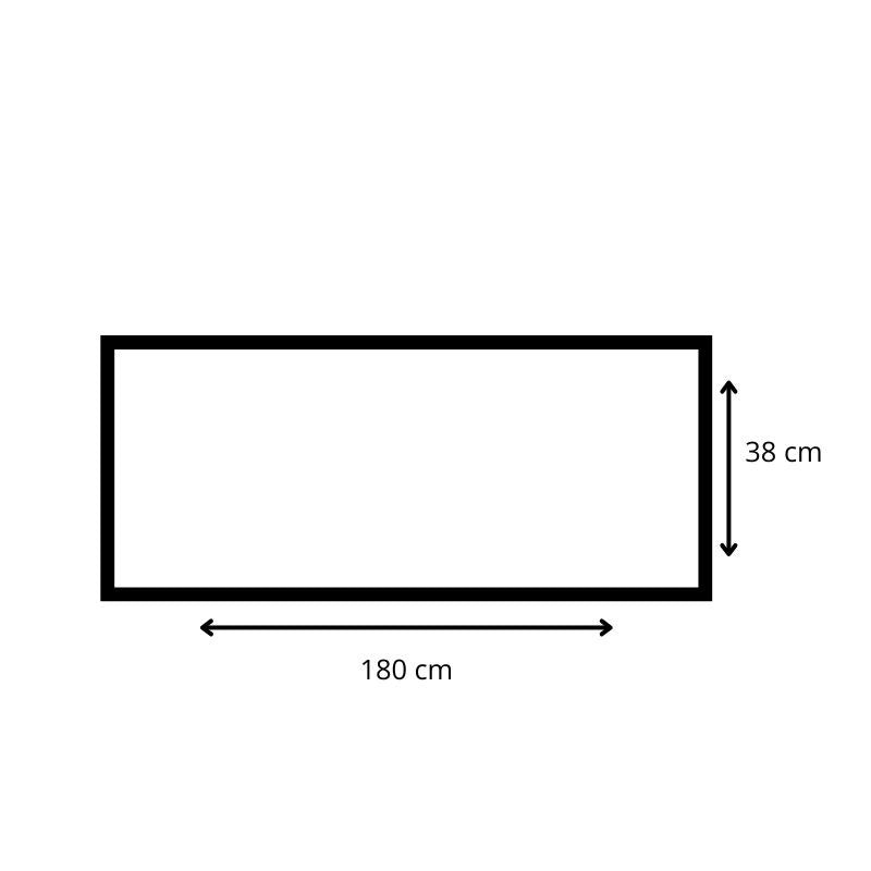 Cartello segnalazione angoli cm 180x38