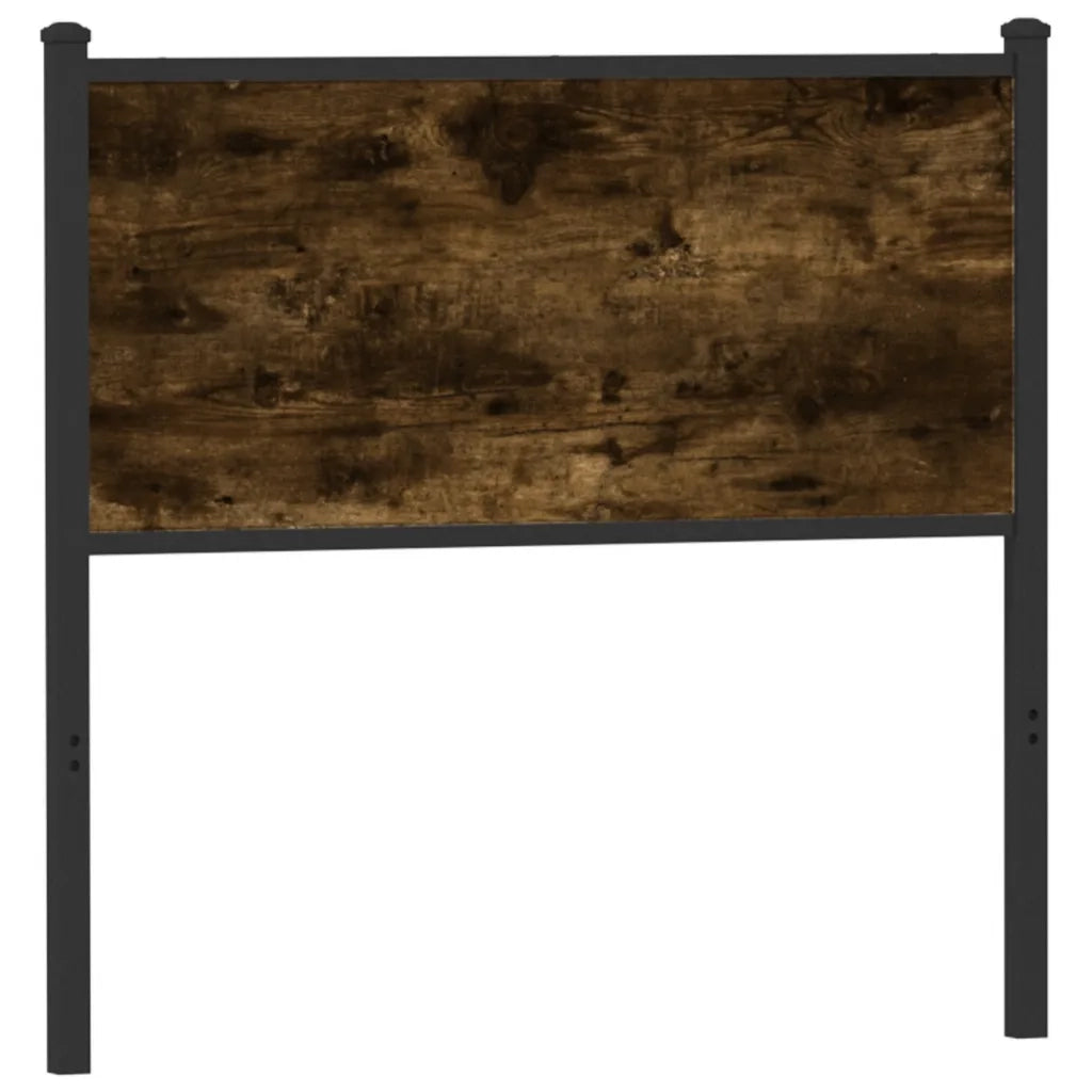 Testiera di Ricambio Rovere Fumo 75 cm in Legno Multistrato e Acciaio 4007693