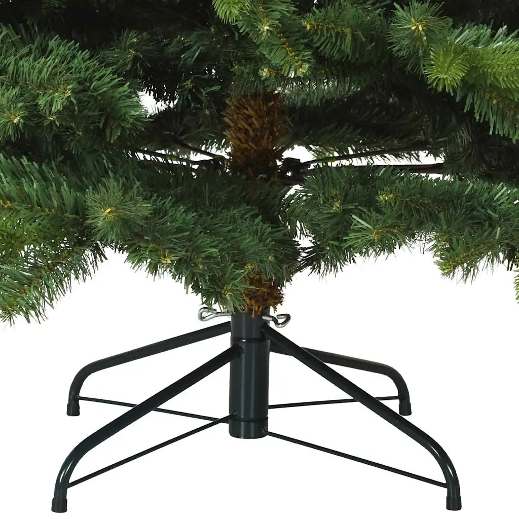 Albero di Natale Artificiale con Rami Pieghevoli Verde 240 cm 42019315