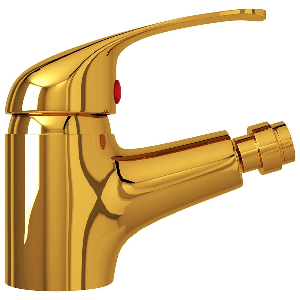 Rubinetto Miscelatore per BidÃ¨ Oro 13x12 cm cod mxl 53376