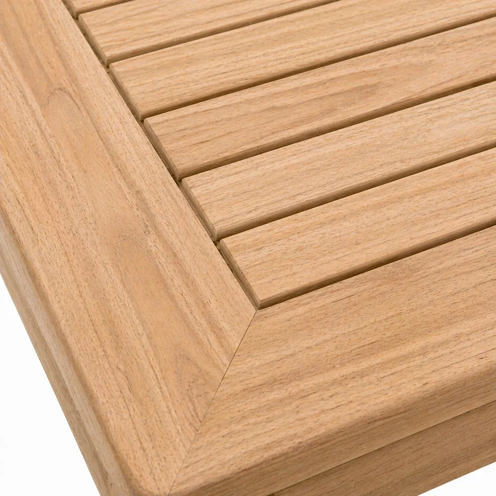 Tavolo Bar Large da Giardino 120x70 cm in Legno Teak Massello
