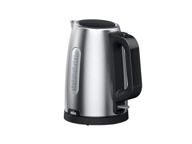 Braun WK 1500 bollitore elettrico 1,7 L 2200 W Nero, Stainless steel