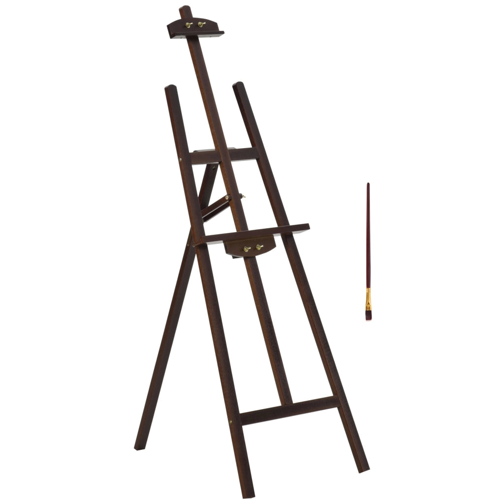 Cavalletto da Pittura Regolabile in Legno ¨C zephmum ¨C Pino 51.5x71.5x134.5 cm