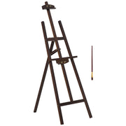 Cavalletto da Pittura Regolabile in Legno ¨C zephmum ¨C Pino 51.5x71.5x134.5 cm
