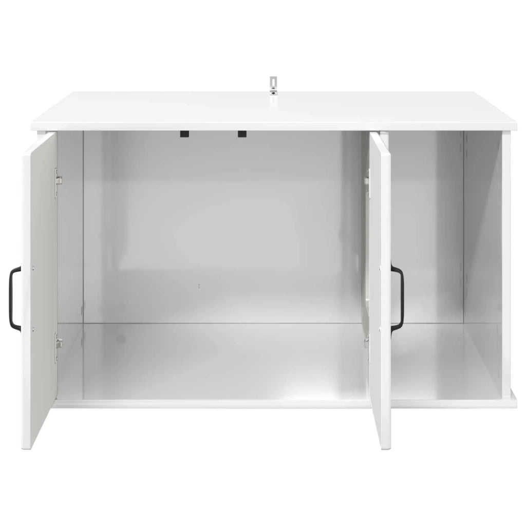 Casa per Gatti Bianco Lucido 85 x 55 x 50 cm Legno multistrato CFW3957456